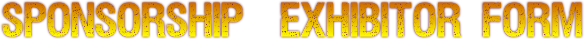 Sponsorship/Exhibitor Form Sponsorship/Exhibitor Form